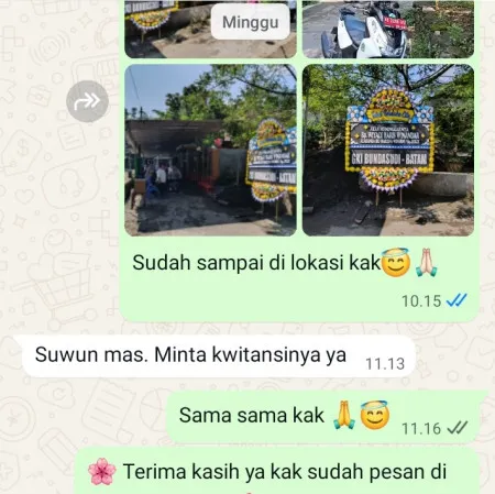 Pengiriman Papan Bunga Duka Jajar Laweyan